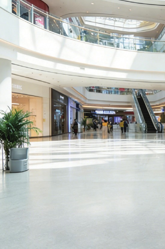 UQESH® CF – Decorative Flooring System with Coloured Quartz Sand