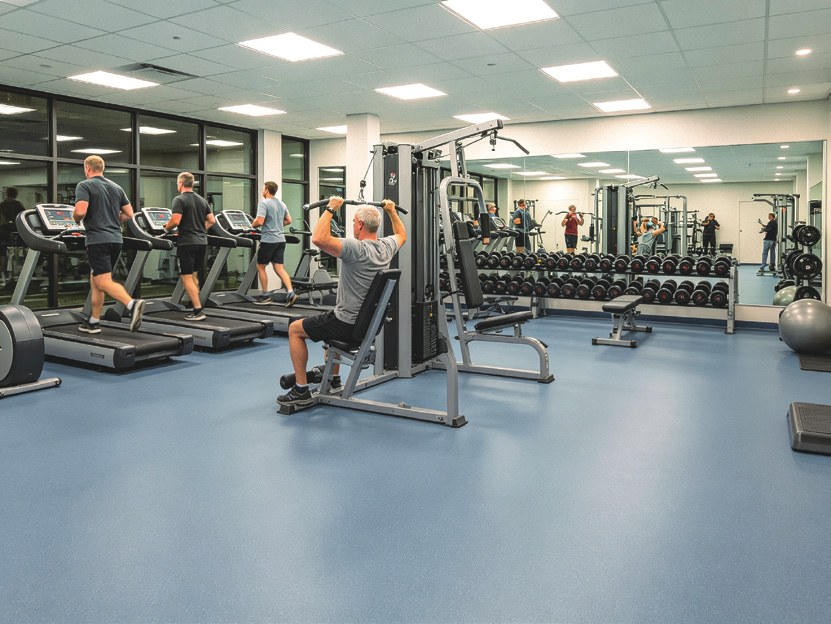 UQESH TF in gym and training facility